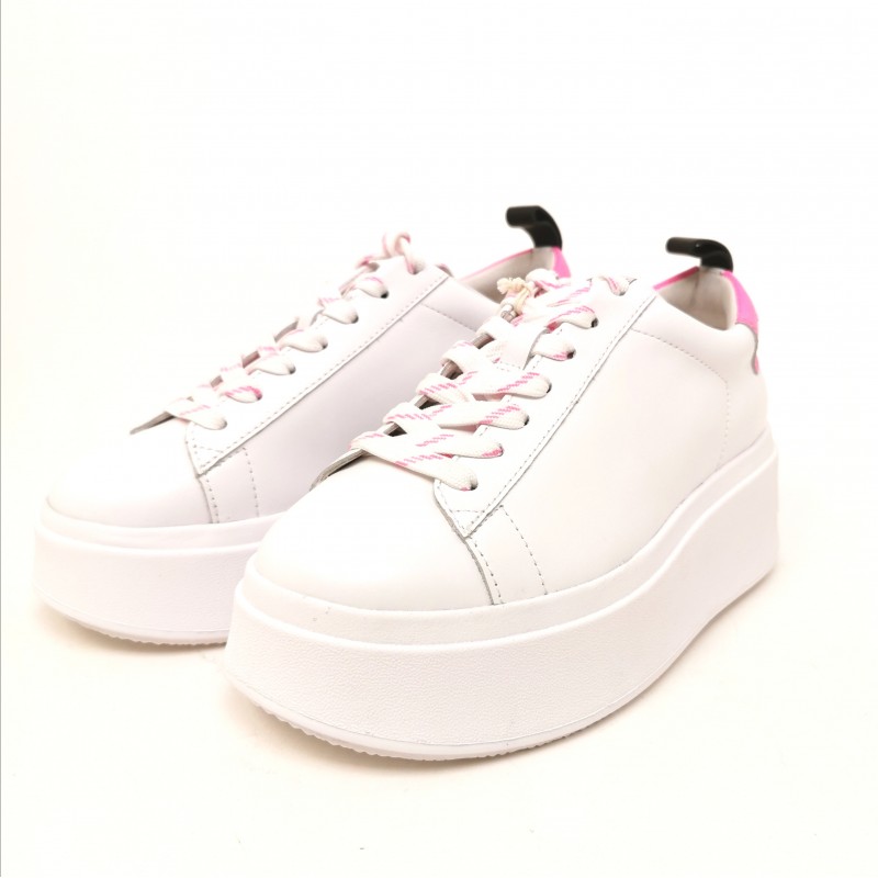 ASH - Sneakers Platform - Bianco/Rosa