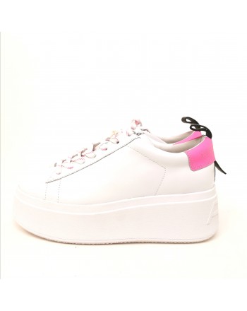 ASH - Platform Sneakers - White/Pink