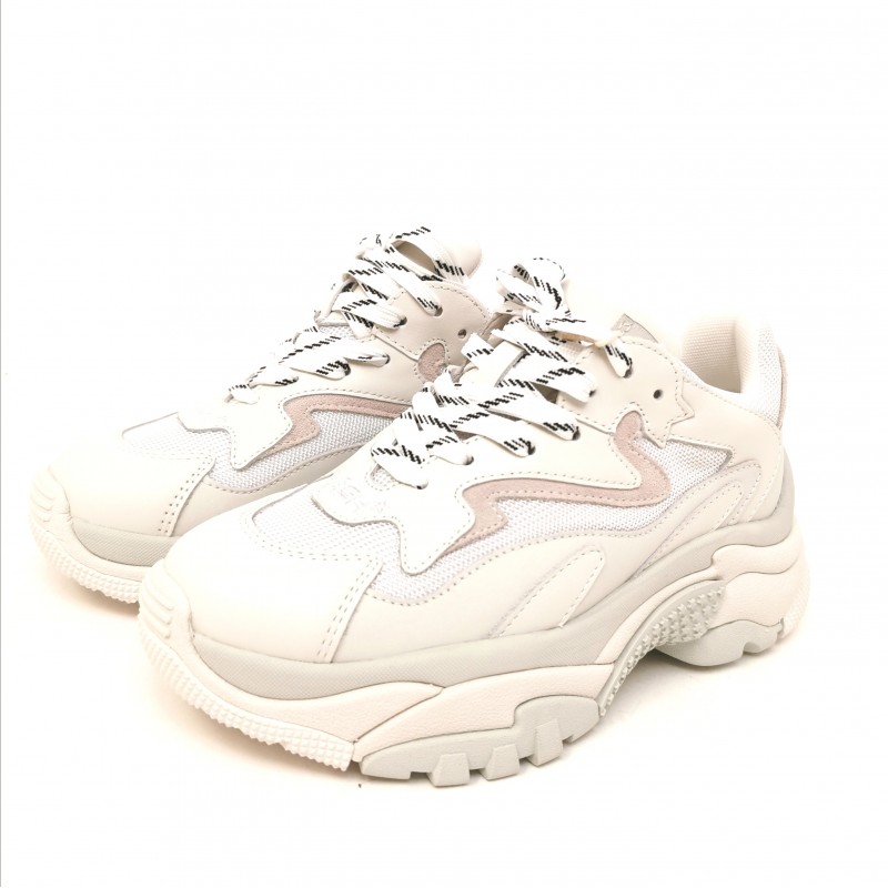 ASH - Leather Sneakers ADDICT - White/Mesh