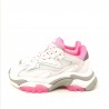 ASH - Leather Sneakers ADDICT - White/Deep Pink