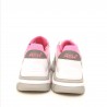 ASH - Sneakers ADDICT in Nappa- Bianco/Rosa