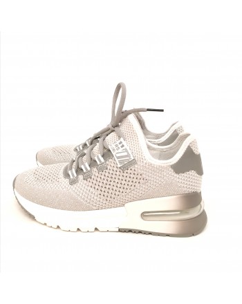 ASH - Krush Lurex Sneakers - Grey/Lurex/Silver