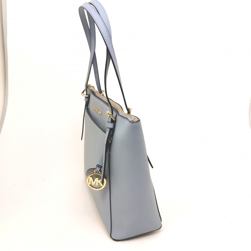 MICHAEL BY MICHAEL KORS - Shopping  Voyager in pelle - Pale Blue