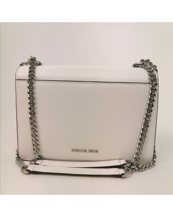 MICHAEL by MICHAEL KORS - JADE Shoulder Bag with Chain - White