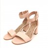 RED VALENTINO - Polished leather sandal - Nude
