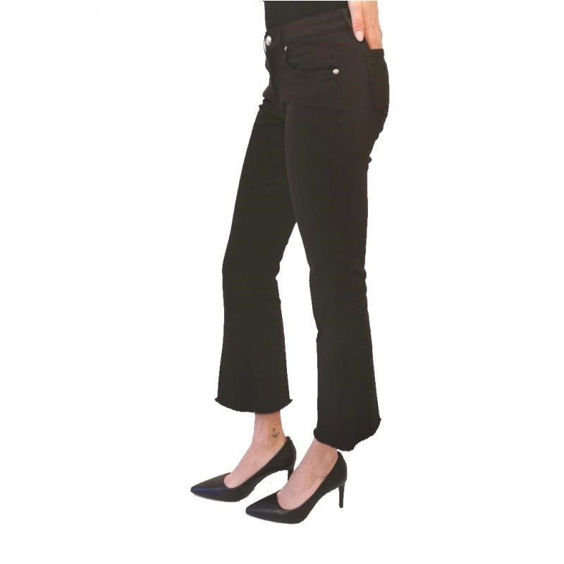FAY - Cropped Jeans - Black
