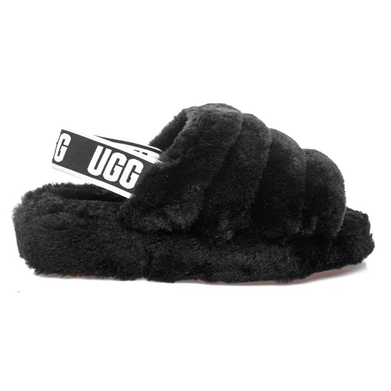 UGG - Open Toe FLUFF YEAH SLIDE sandal - Black