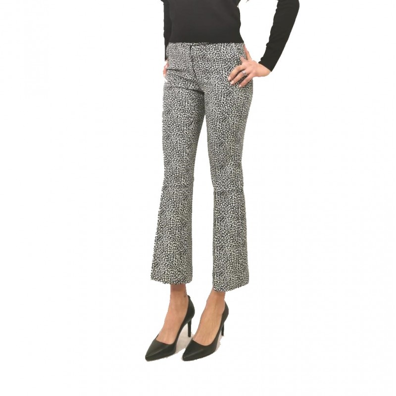 MICHAEL BY MICHAEL KORS - Stretch trousers with animal print