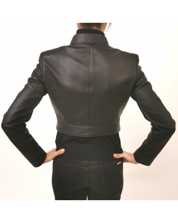 PHILIPP PLEIN - Motor leather jacket - Black