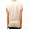 PINKO - Cotton T-Shirt CANNOLO - Beige