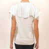 PINKO - Cotton T-Shirt CANTUCCI - White
