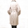 PINKO - DIPLOMATICA raincoat in Faux leather - White