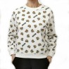 MOSCHINO - Cotton sweatshirt with Logo - White