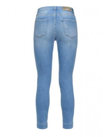 PINKO - Jeans SABRINA17 in cotone stretch - Light Blue