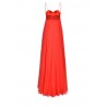 PINKO - Long sleeveless BAMBI dress - Strawberry red