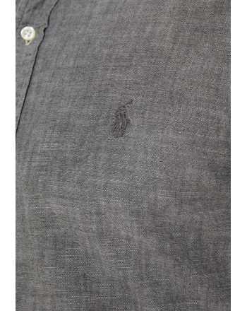 POLO RALPH LAUREN - Chambray Slim Fit Shirt - Light Grey