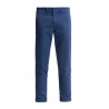 FAY- Slim Fit Chino  Trousers with Lapel - Navy