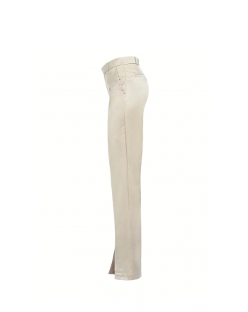 PINKO - Pantalone SVICOLONE in raso - Bianco