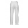 PINKO - MADDIE7 trousers in cotton with rhinestones - White