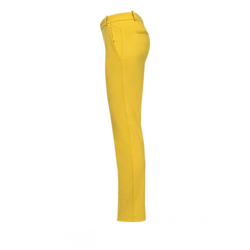 PINKO - Pantalone BELLO in viscosa - Yellow