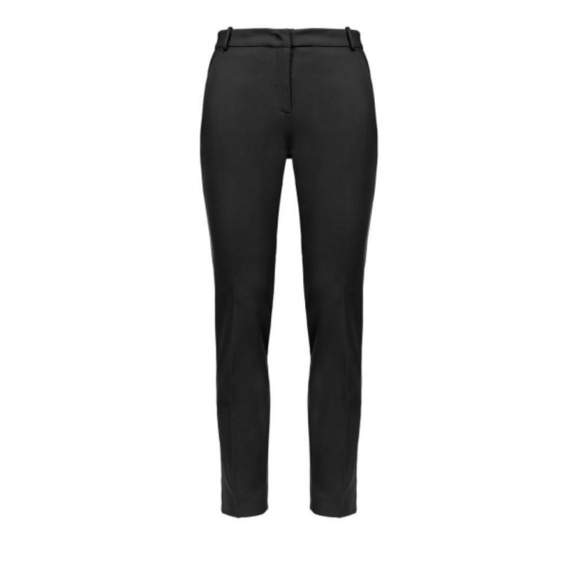 PINKO - BELLO trousers in viscose - Black