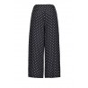 PINKO - CREMBRULE trousers in viscose - Black/White