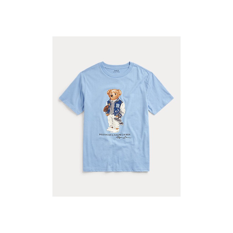POLO RALPH LAUREN KIDS - T-Shirt print Bear Cotton
