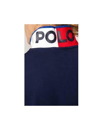 POLO RALPH LAUREN - Nautical Polo Manica Corta Art 710791004 Colore Blu Navy
