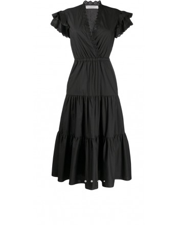 PHILOSOPHY di LORENZO SERAFINI  - St Gallen lace Dress - Black