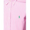 POLO RALPH LAUREN - Cotton Slim Fit Shirt - White/Pink