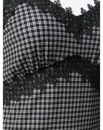 MICHAEL by MICHAEL Kors- Vichy Printed Dress Black/White