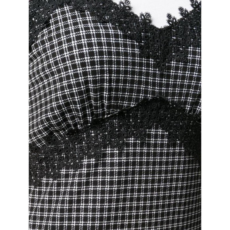 MICHAEL by MICHAEL Kors- Vichy Printed Dress Black/White