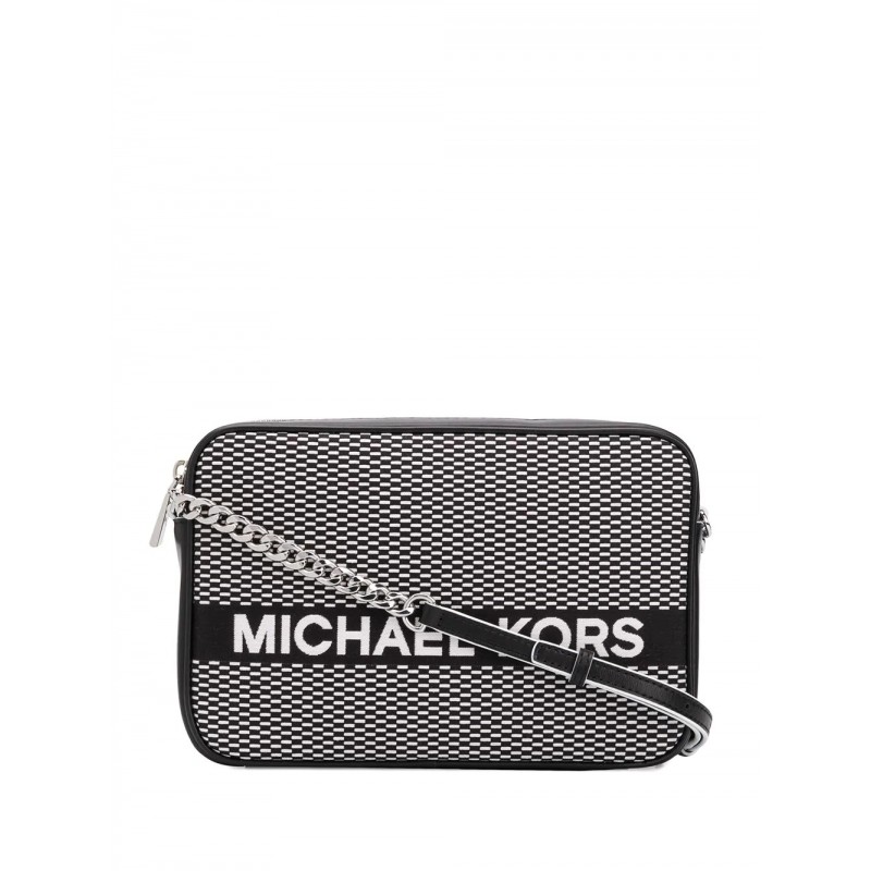 MICHAEL by MICHAEL Kors- Printed Logo CROSSBODIES Bag- Black/White