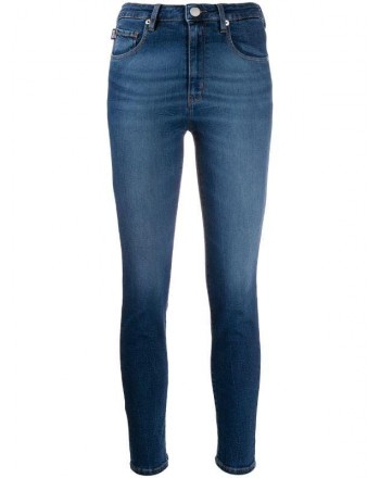 LOVE MOSCHINO -  Skinny jeans in cotton - Denim