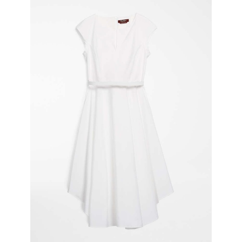 MAX MARA STUDIO - Cotton Popeline PRIMO Midi Dress- White