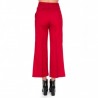 PINKO - EDMOND trouser in wool and viscose - Red