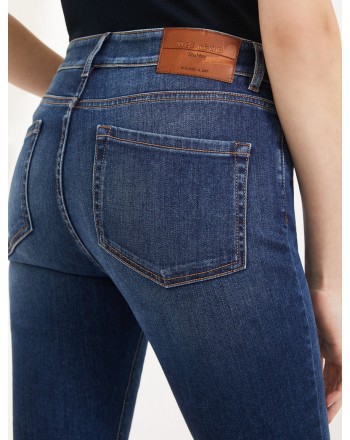 MAX MARA WEEKEND - Jeans skinny fit - NIGRA - Denim chiaro used