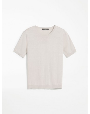 MAX MARA WEEKEND -Sweater in silk and cotton - VOLTO - Canapa