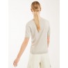MAX MARA WEEKEND -Sweater in silk and cotton - VOLTO - Canapa