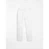MAX MARA WEEKEND - Pantaloni in gabardina di cotone - OSELLA - Off white