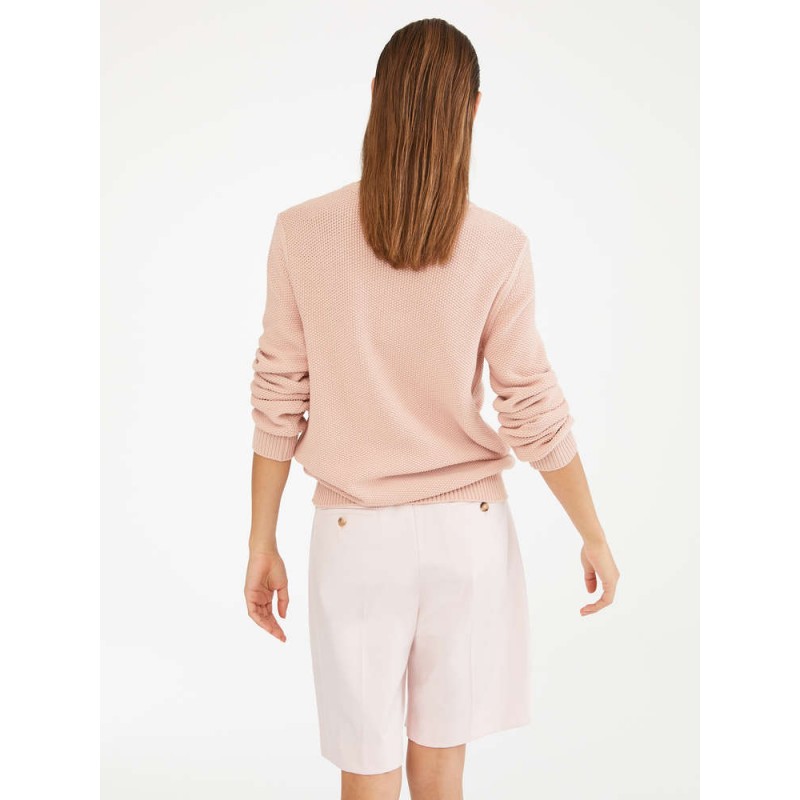 MAX MARA - Cotton cord sweater - GALA - Pink