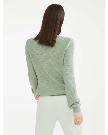 MAX MARA - Cotton cord sweater - GALA - Light Green