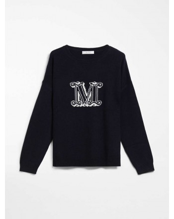 MAX MARA - Cashmere yarn sweater - UDINE- BLUE