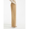 MAX MARA - Linen and silk trousers - RIVIERA - Camel