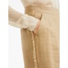 MAX MARA - Linen and silk trousers - RIVIERA - Camel