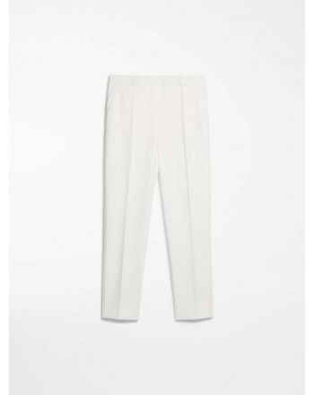 MAX MARA - Pantaloni in jersey di viscosa - PEGNO - Bianco