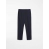 MAX MARA - Viscose jersey trousers - PEGNO - Navy blue
