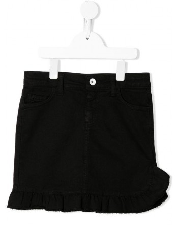 MSGM Baby- Denim Skirt- Black