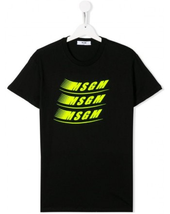 MSGM Baby- T-Shirt Stampa Logo - Nero