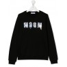 MSGM Baby- Sequins Logo Sweatshirt- Black